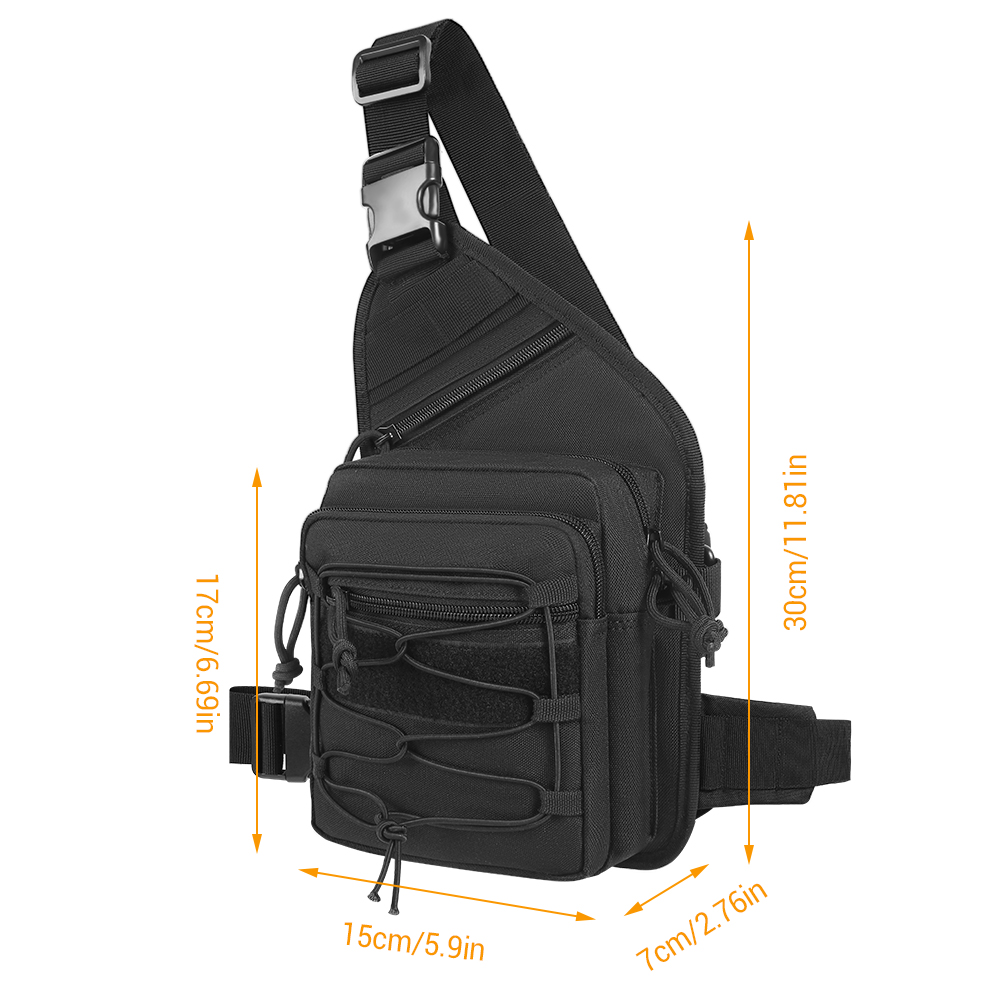 Edc Concealed Carry Sling Bag - Тактическая сумка-слинг для скрытого ношения, наплечная