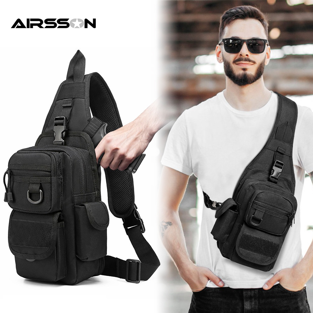 Тактическая сумка для пистолет – обзор и цена Edc Concealed Carry Sling Bag