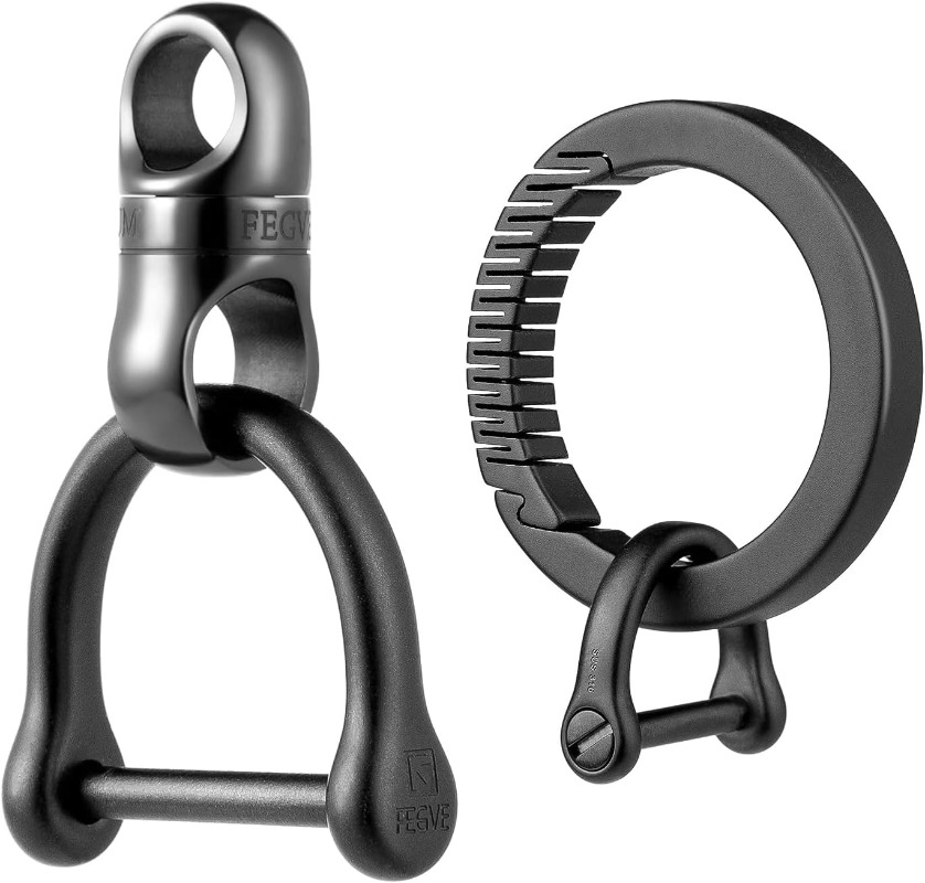 Титановый брелок с круглым кар – обзор и цена Edc Carry Clip